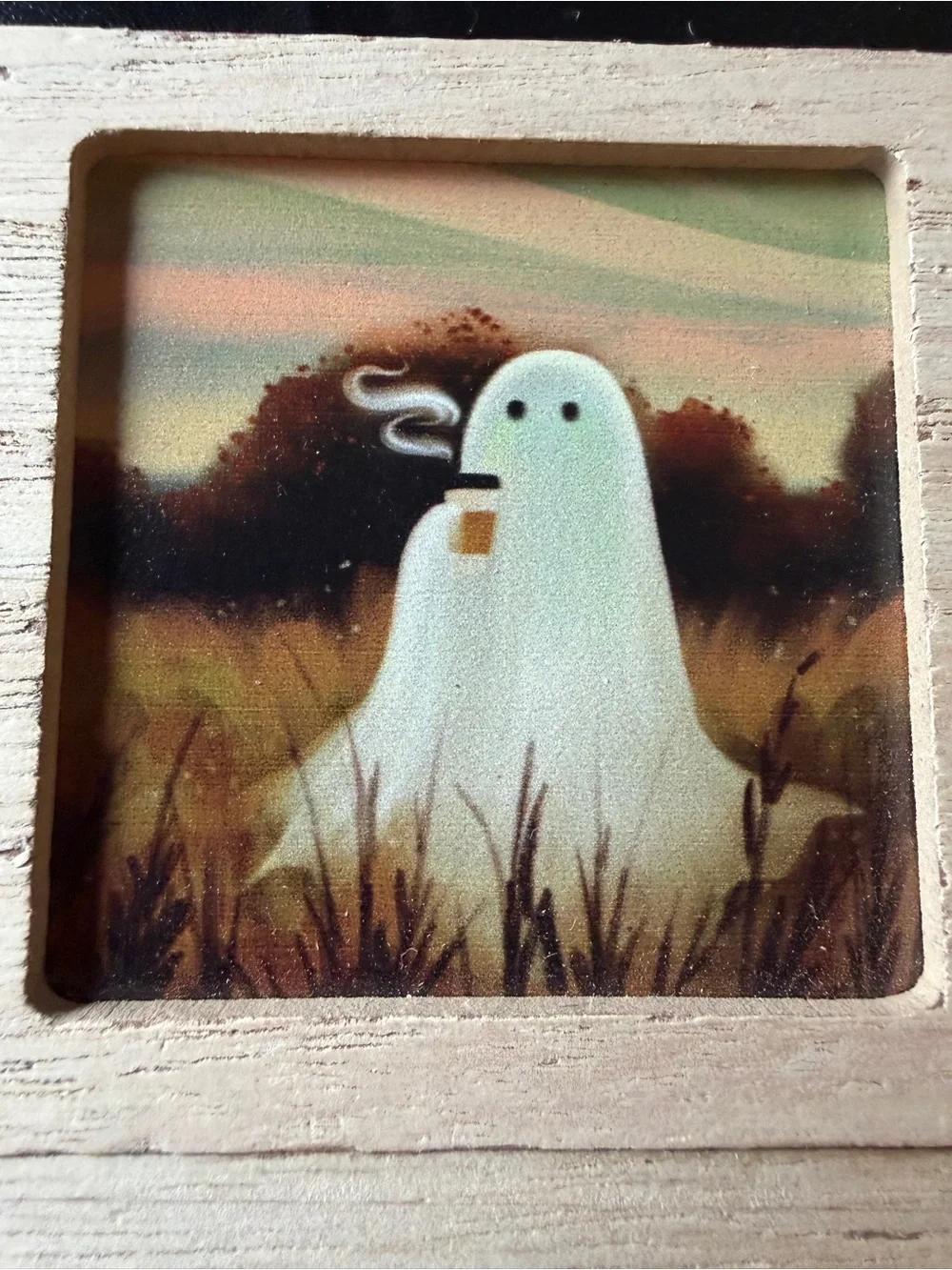 New Target Bullseye Playground Mini Magnet Art Ghost Reading Drinking Coffee Set